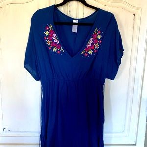 Royal Blue Time and Tru Dress/Swim Suit Cover